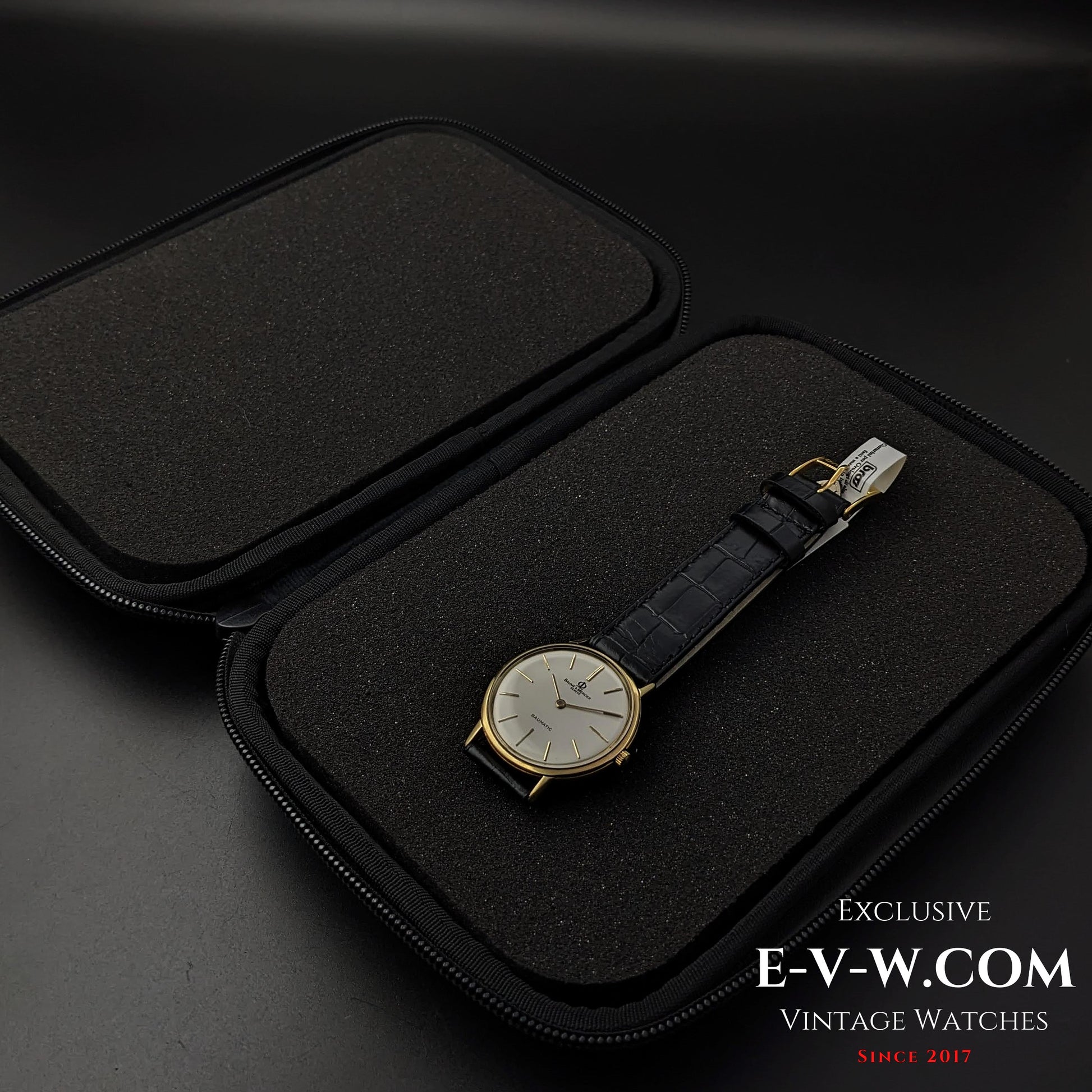 60 Years Old Vintage Baume & Mercier Genève Baumatic 18k Gold / Cal. MB 12800 Micro rotor / Vintage 1960s