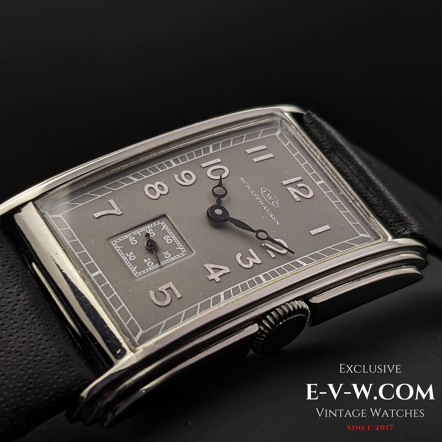 95 Years Old Antique IWC Schaffhausen Very rare / Art Deco Tank / Cal. 87 / Antique 1929