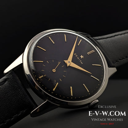 67 Years Old Vintage Zenith Black / Cal. 40 / Vintage 1956