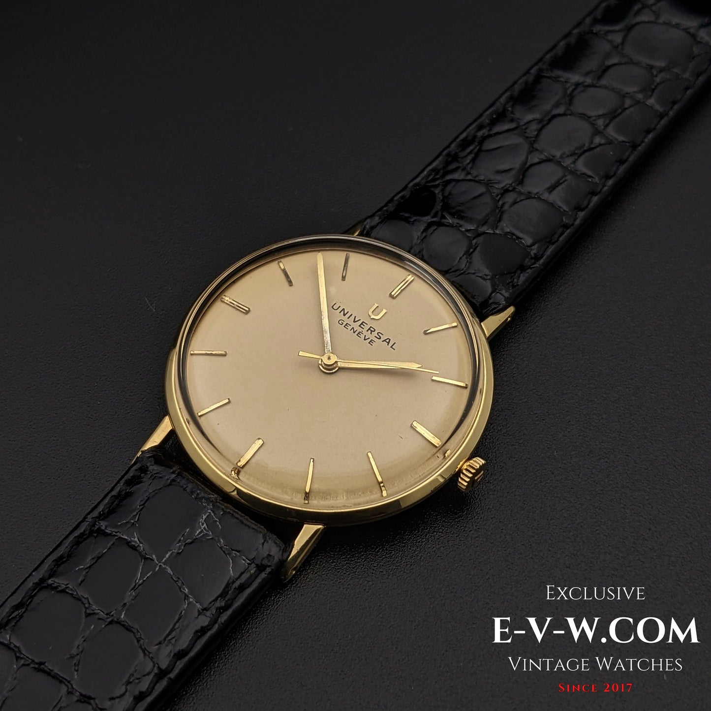 64 Vintage Universal Genève 18k Solid Gold / Cal. 1107 Vintage 1960