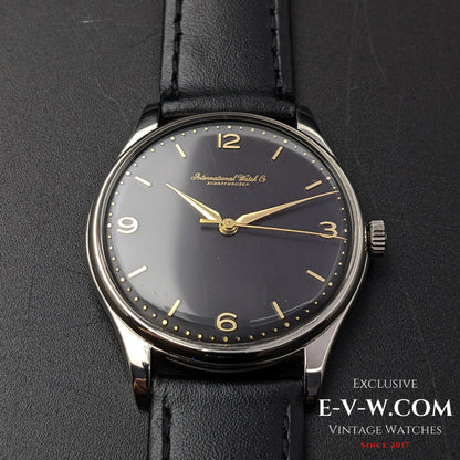 66 Years Old Vintage IWC Schaffhausen Black / Cal. 89 / Vintage 1957