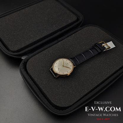 74 Years Old Vintage Cyma Jumbo 18k Gold / Cal. 586 / Vintage 1950