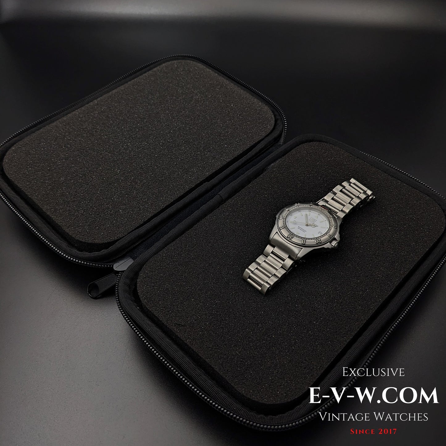 30 Years Old Vintage TAG HEUER 4000 Automatic / Ref. WF2110-K / Cal. 2824-2 / Vintage 1990's