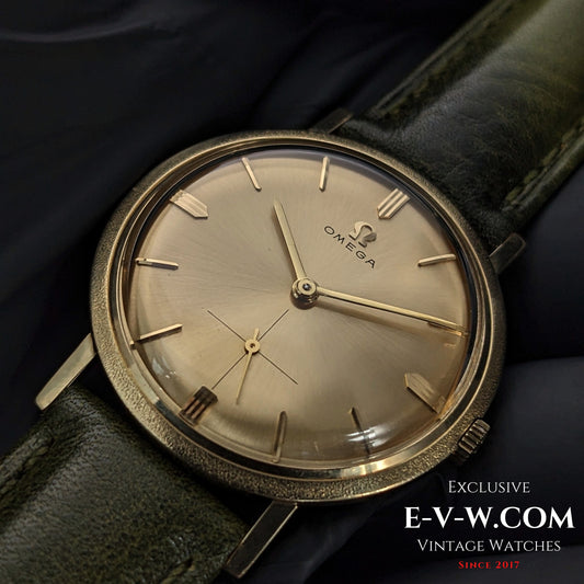 69 Years Old Vintage Omega Classic 14k Gold filled / Rare / Ref. 4066-1 / Cal. 302 / Vintage 1956