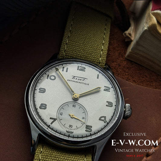 70 Years Old vintage— Tissot “Antimagnetique” automatic BUMPER | Ref. 6540-1 | Cal. 31-1 | Vintage~1955 |