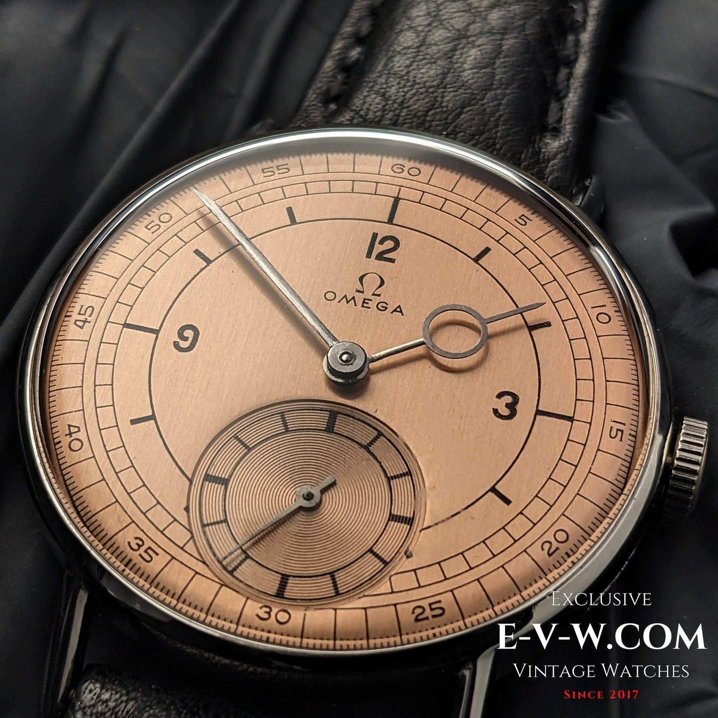 81 Years Old Vintage Omega Salomon / Rare Pontifex Hands / Cal. 30T2 / Vintage 1943