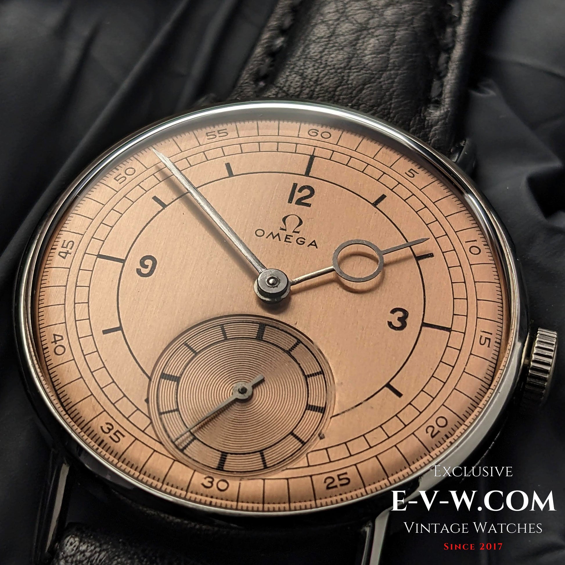 81 Years Old Vintage Omega Salomon / Rare Pontifex Hands / Cal. 30T2 / Vintage 1943