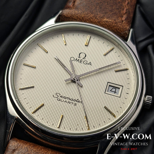 41 Years Old Vintage Omega Seamaster / Guilloche Dial / Cal. 1430 / Vintage 1982