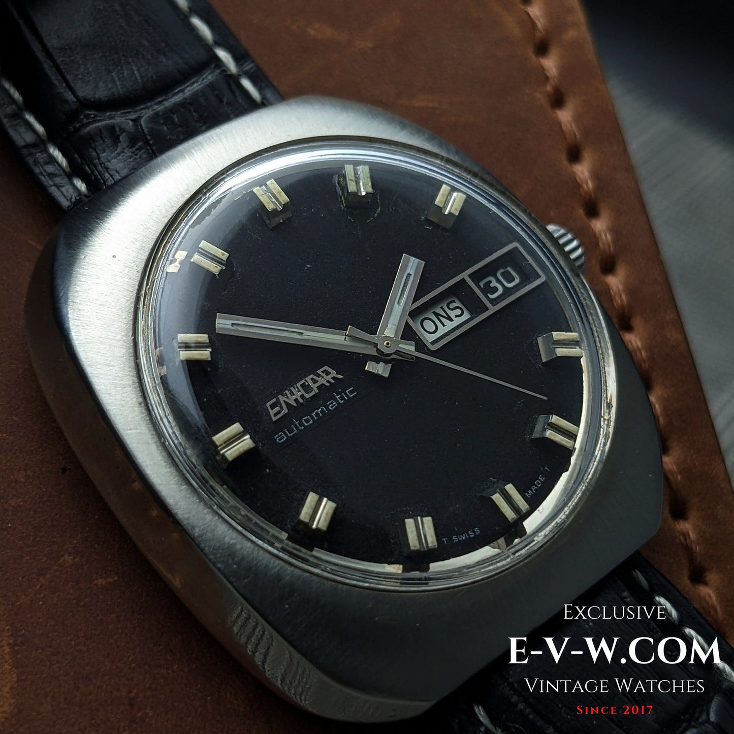 Enicar Day-Date | Ref. 147-01-13 | Cal. AR 1147 | Vintage 1970 | Serviced