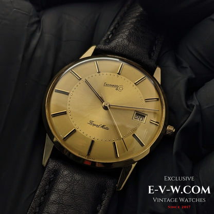50 Years Old Vintage Eberhard & Co Royal Matic Automatic / 18K Gold / Cal. 2677 / Vintage 1970s