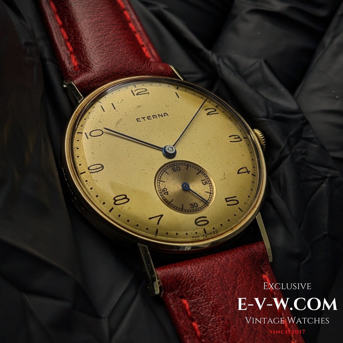 84 Years Old Vintage Eterna 14ct Gold / WWII / Cal. 1020 / Vintage 1941 / Serviced