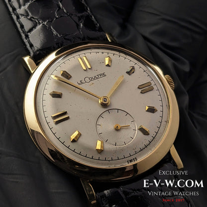 80 Years Old Vintage Jaeger LeCoultre 14K solid Gold / Cal. 480 / Vintage 1940s /e-v-w.com