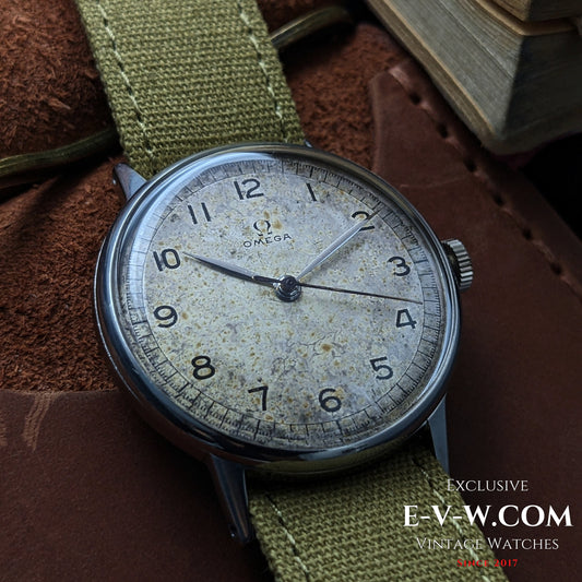 ~80 Years Old — Omega 30T2 WWII “Calatrava-Style” | Ref. 2349/3 | Cal. 30T2 SC | ~1944 | Serviced