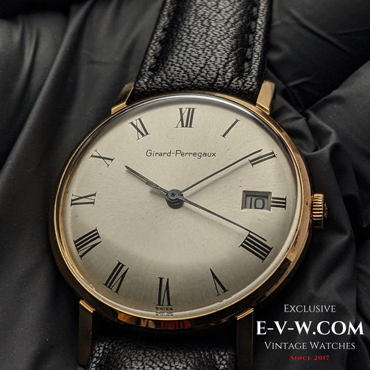 60 Years Old Vintage Girrard Perregaux  Classic  18k Gold / Cal.266 / Vintage 1960