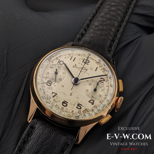 84 Vintage Breitling Cadette Chronographe / Cal. Venus 188 Vintage 1940