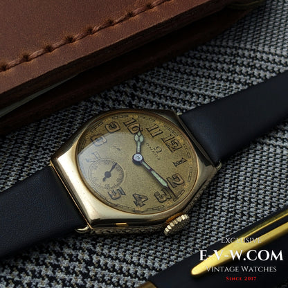 96 Years Old Antique Omega Art Deco Gold Plaqué | Cal. 26.5 SOB | Antique 1929 | Serviced