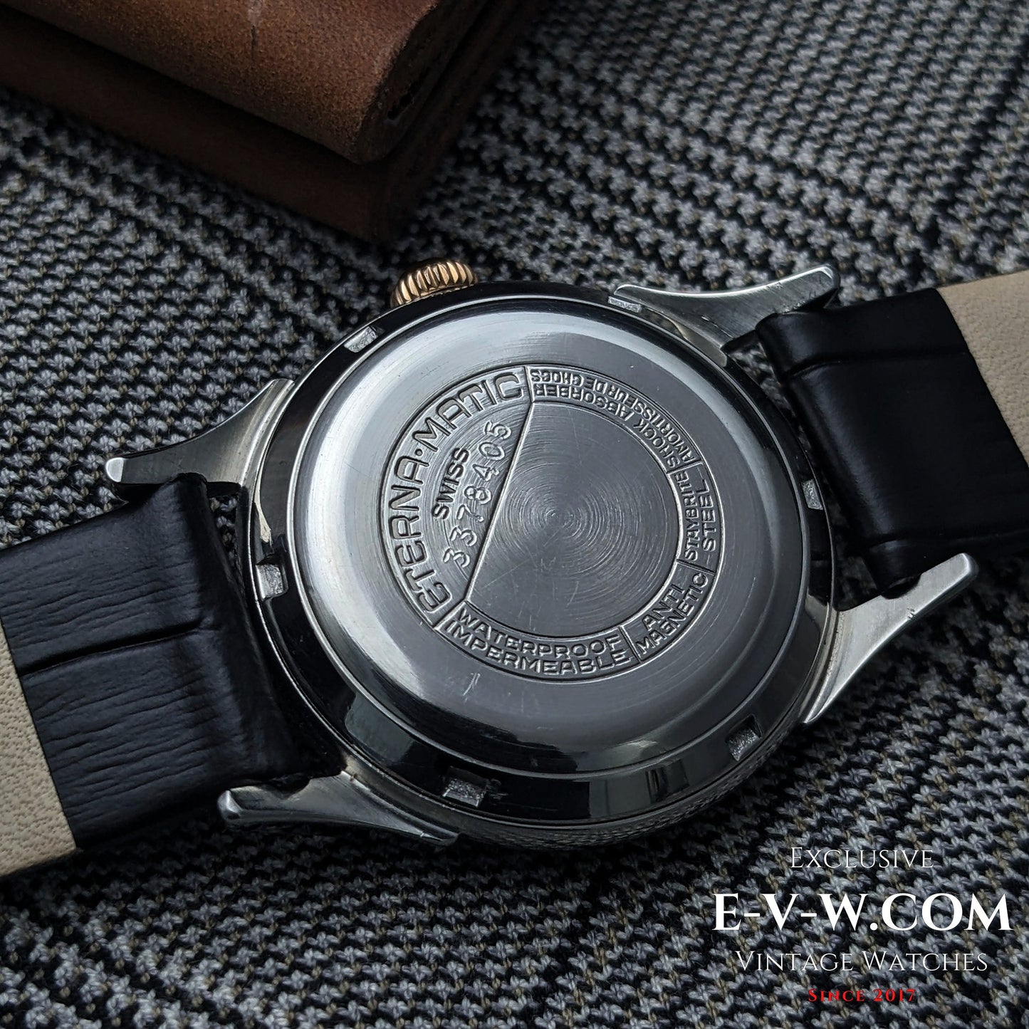 Eterna-Matic early five-ball Automatic | Two-tone case, “fancy” lugs | Cal. 1248T | Vintage 1950