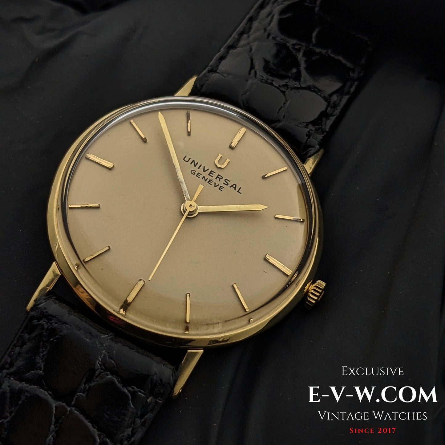 64 Vintage Universal Genève 18k Solid Gold / Cal. 1107 Vintage 1960