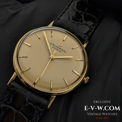 64 Vintage Universal Genève 18k Solid Gold / Cal. 1107 Vintage 1960