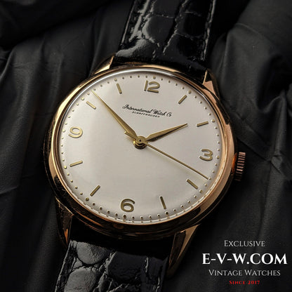 67 Years Old Vintage IWC Schaffhausen 18k Gold / Cal. 89 / Vintage 1956