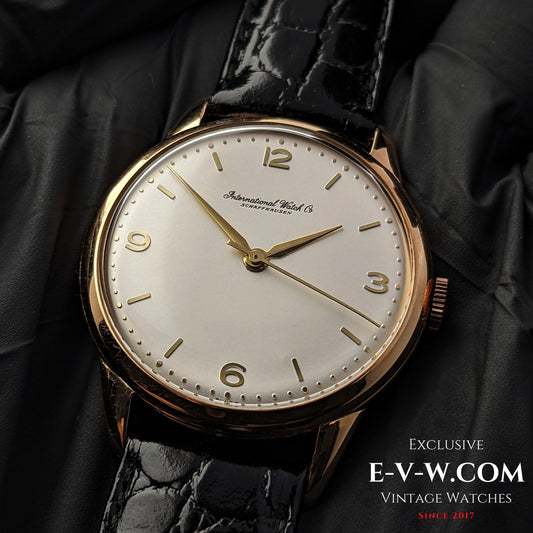 67 Years Old Vintage IWC Schaffhausen 18k Gold / Cal. 89 / Vintage 1956