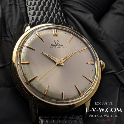 74 Years Old Vintage Omega Automatic Bumper / 14K solid Gold Ref. G6518 / Cal. 351 / Vintage 1950