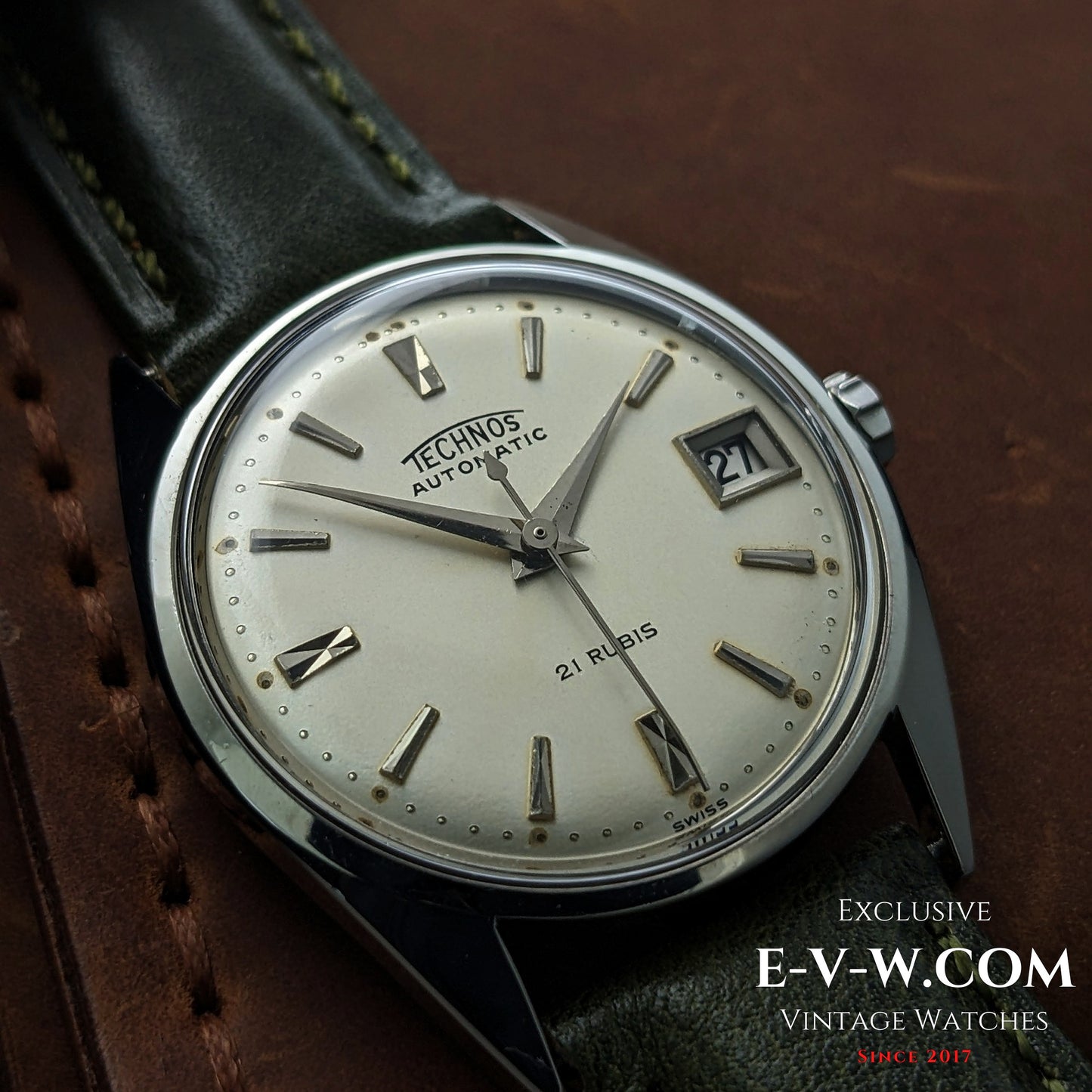 1960s — Technos — Automatic — 2452 — ETA 2452 — Vintage 1960s — Serviced