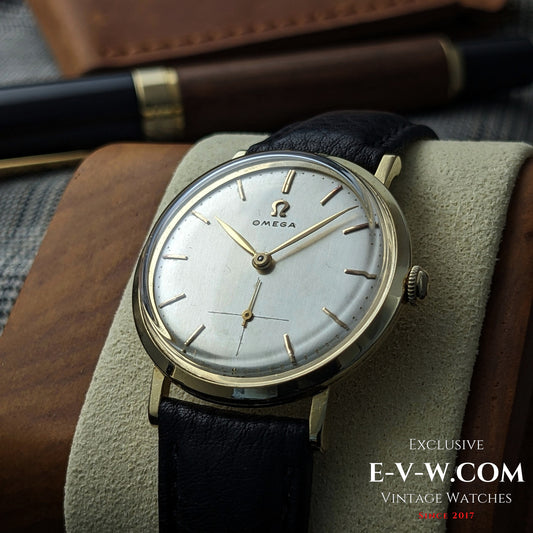 71 years old -Omega 14K gold-filled-Ref. N-6255 - Cal 302 - Vintage 1954 - Serviced