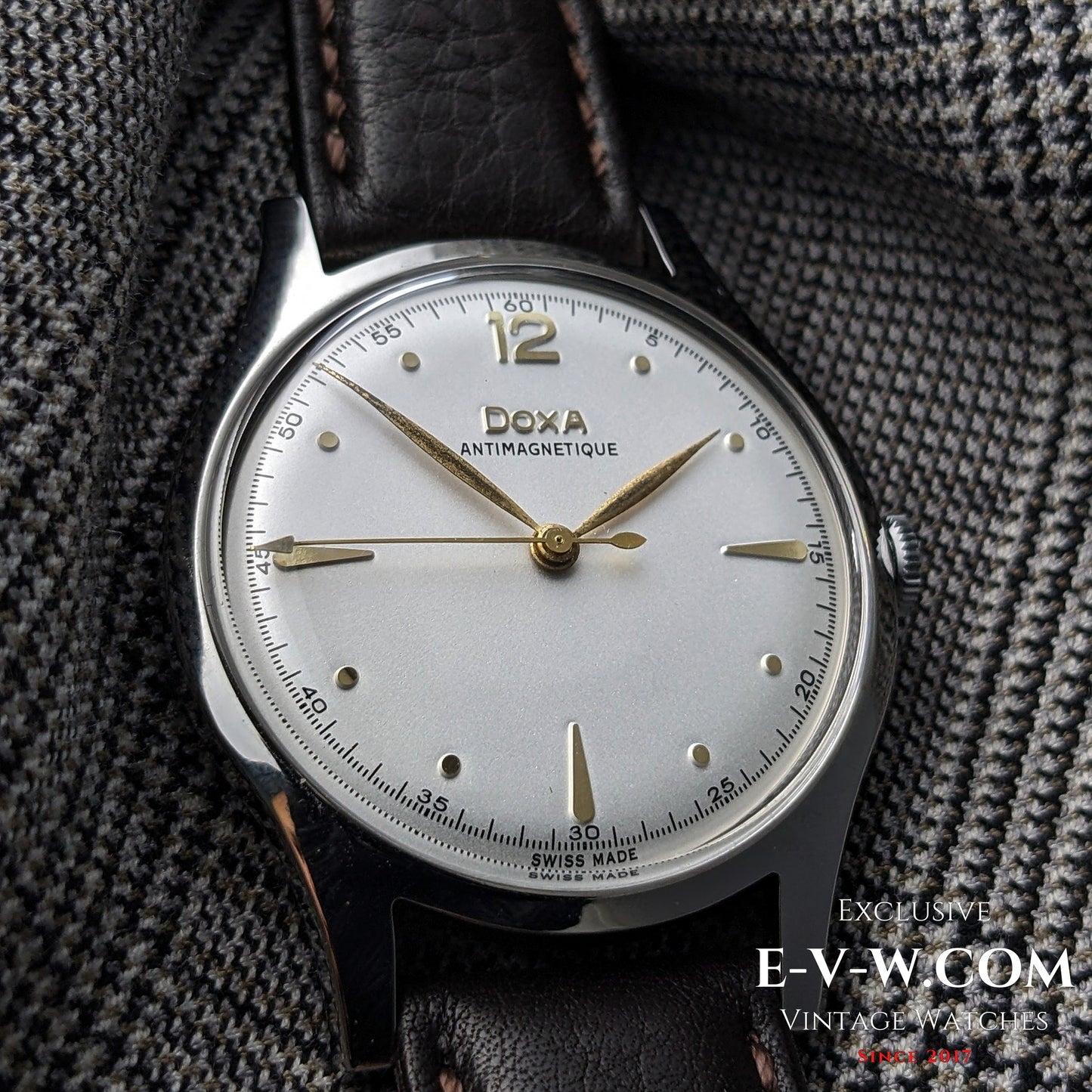 1950s — Doxa Antimagnetique Jumbo 38mm | Cal. 1147 | Vintage | Serviced