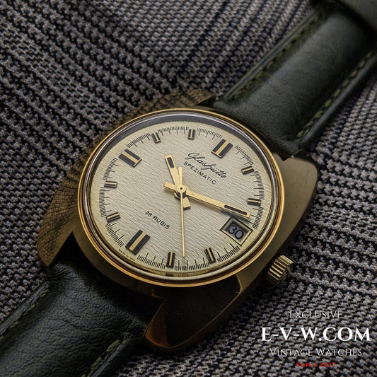 NOS — Early 1970s — Glashuette — Spezimatic — Automatic — GUB 75 — Vintage 1970s — Serviced
