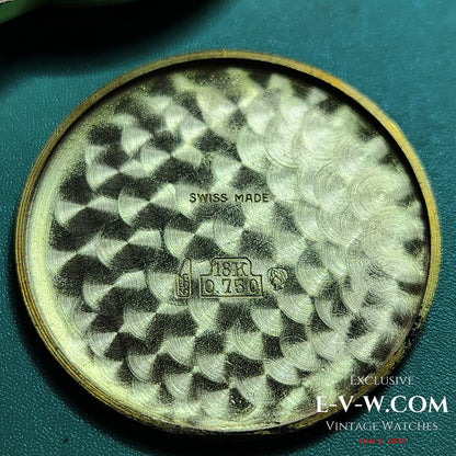 1960s Eberhard & Co 18k Gold Dress Watch | Rare Roulette Date Indicator | Cal. 236-129 |