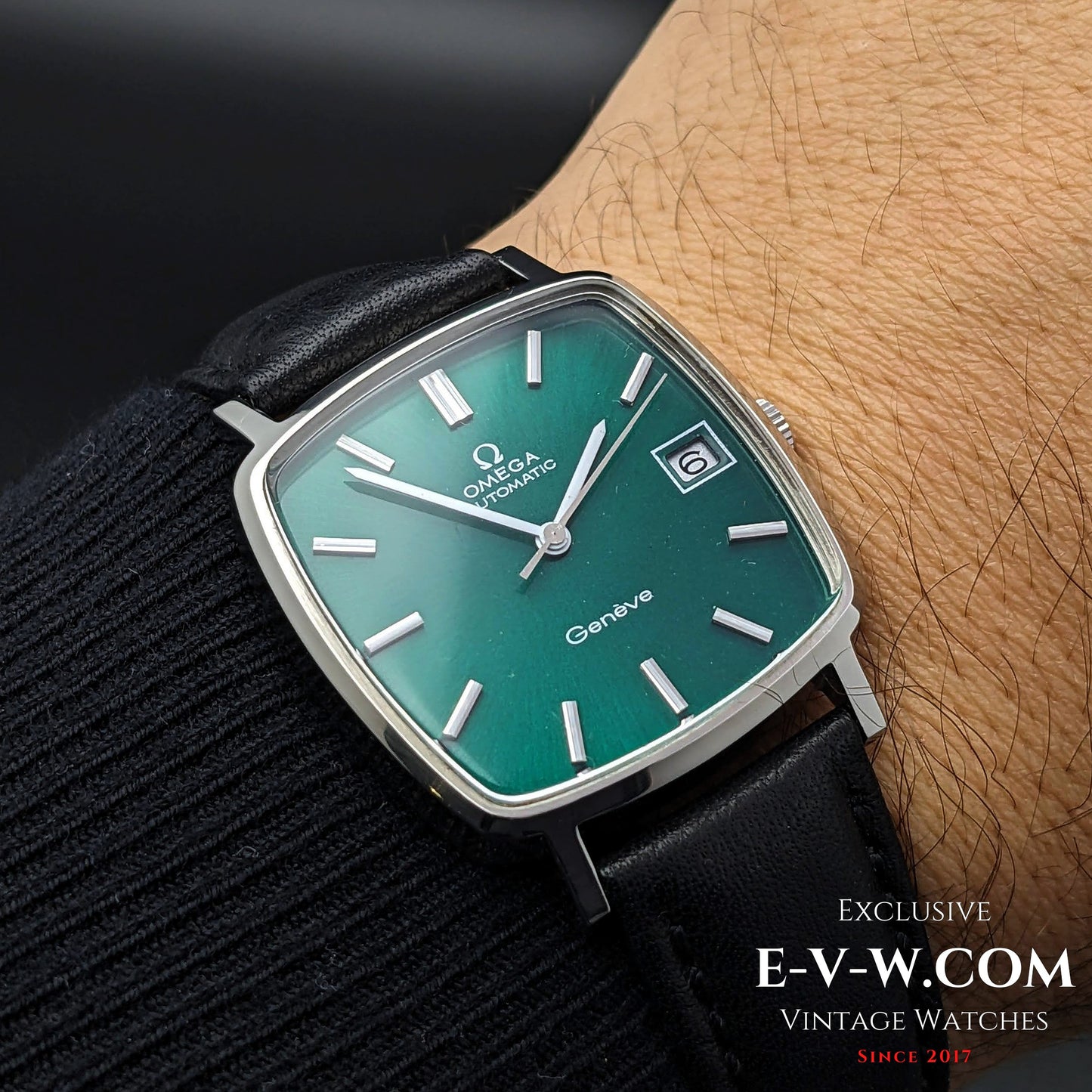 50 Years Old Vintage Omega Automatic / Green Dial Ref. ST1620060 / Cal. 1012 / Vintage 1973