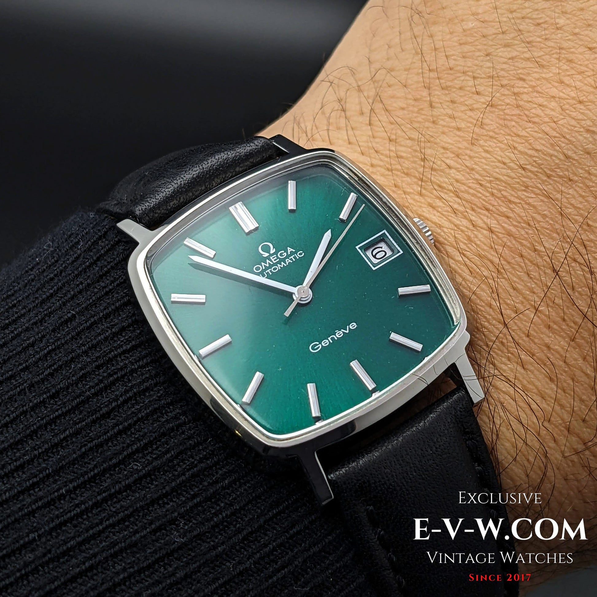 50 Years Old Vintage Omega Automatic / Green Dial Ref. ST1620060 / Cal. 1012 / Vintage 1973