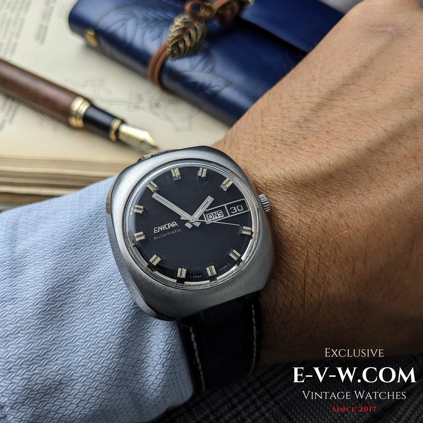 Enicar Day-Date | Ref. 147-01-13 | Cal. AR 1147 | Vintage 1970 | Serviced