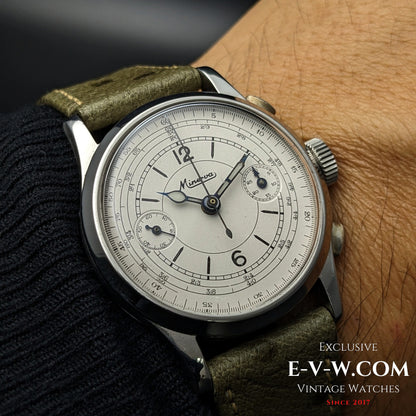 85 Years Old Vintage Minerva Chronograph / Cal. 13-20 / Vintage 1940
