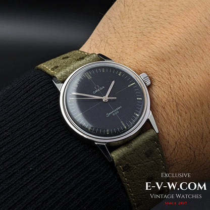 57 Years Old Rare Vintage Omega Seamaster 600 Cross Hair /  Ref.135.012 / Cal. 601 / Vintage 1966