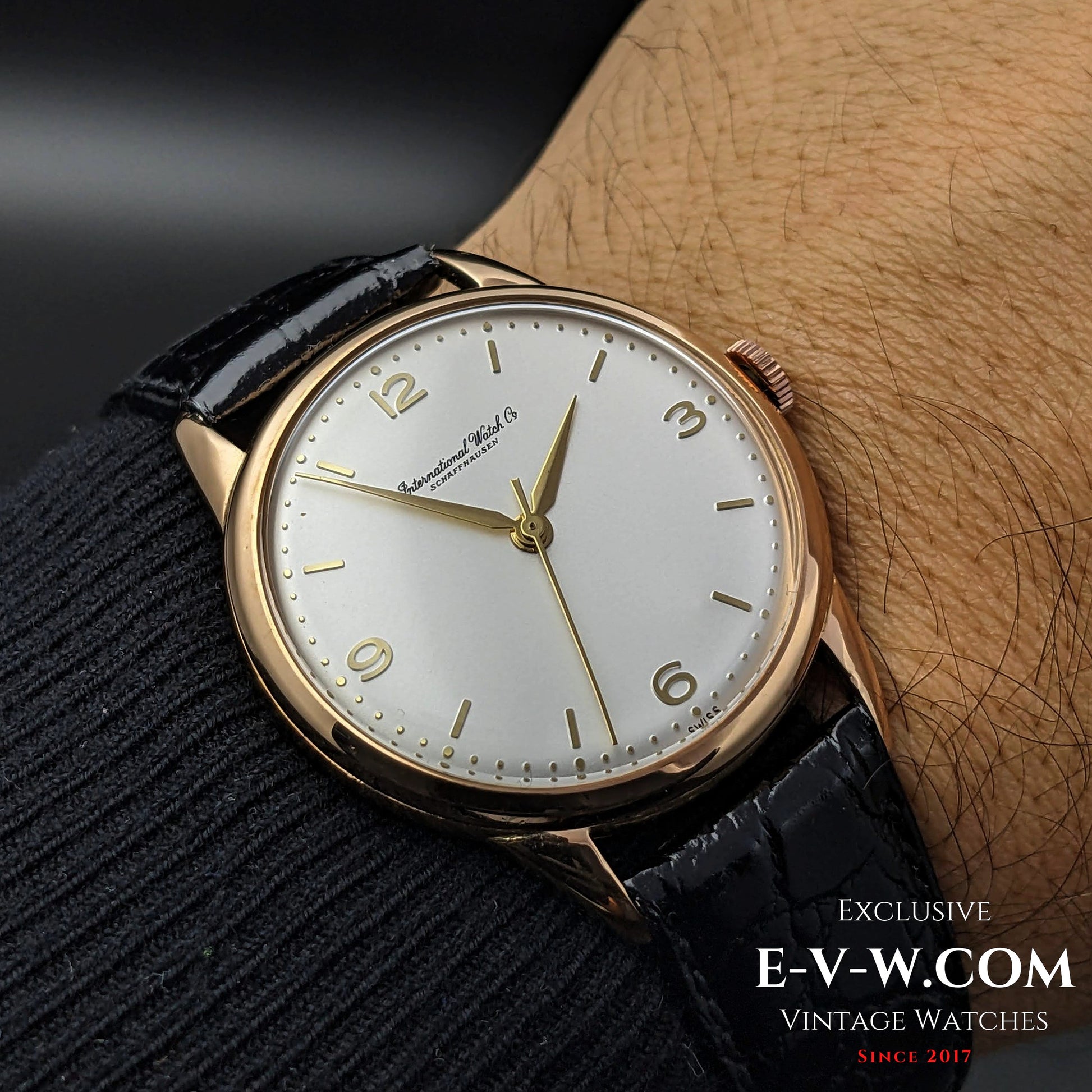 67 Years Old Vintage IWC Schaffhausen 18k Gold / Cal. 89 / Vintage 1956
