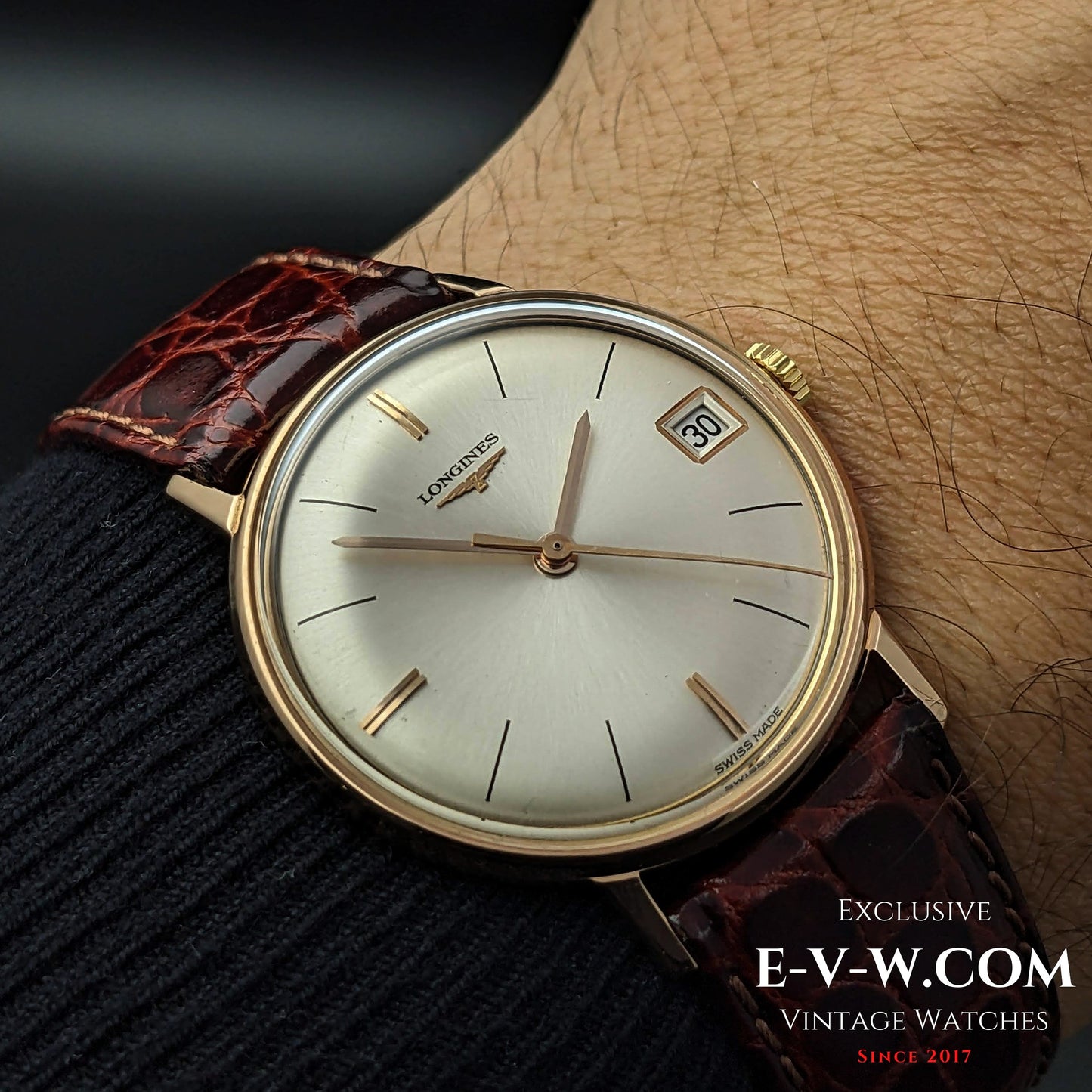 57 Years Old Vintage Longines Classic Calatrava 18k Gold / Cal. 701 / Vintage 1966