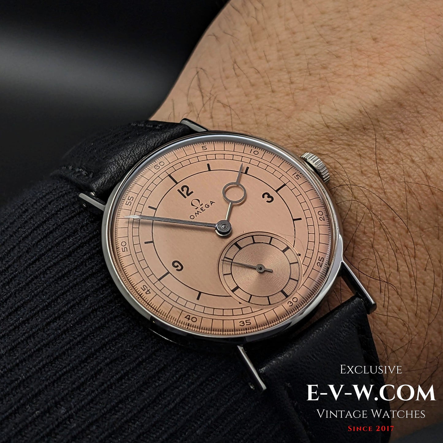 81 Years Old Vintage Omega Salomon / Rare Pontifex Hands / Cal. 30T2 / Vintage 1943