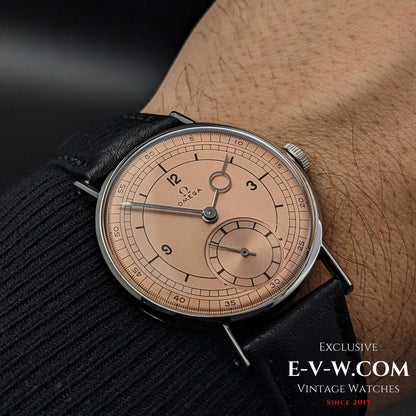 81 Years Old Vintage Omega Salomon / Rare Pontifex Hands / Cal. 30T2 / Vintage 1943