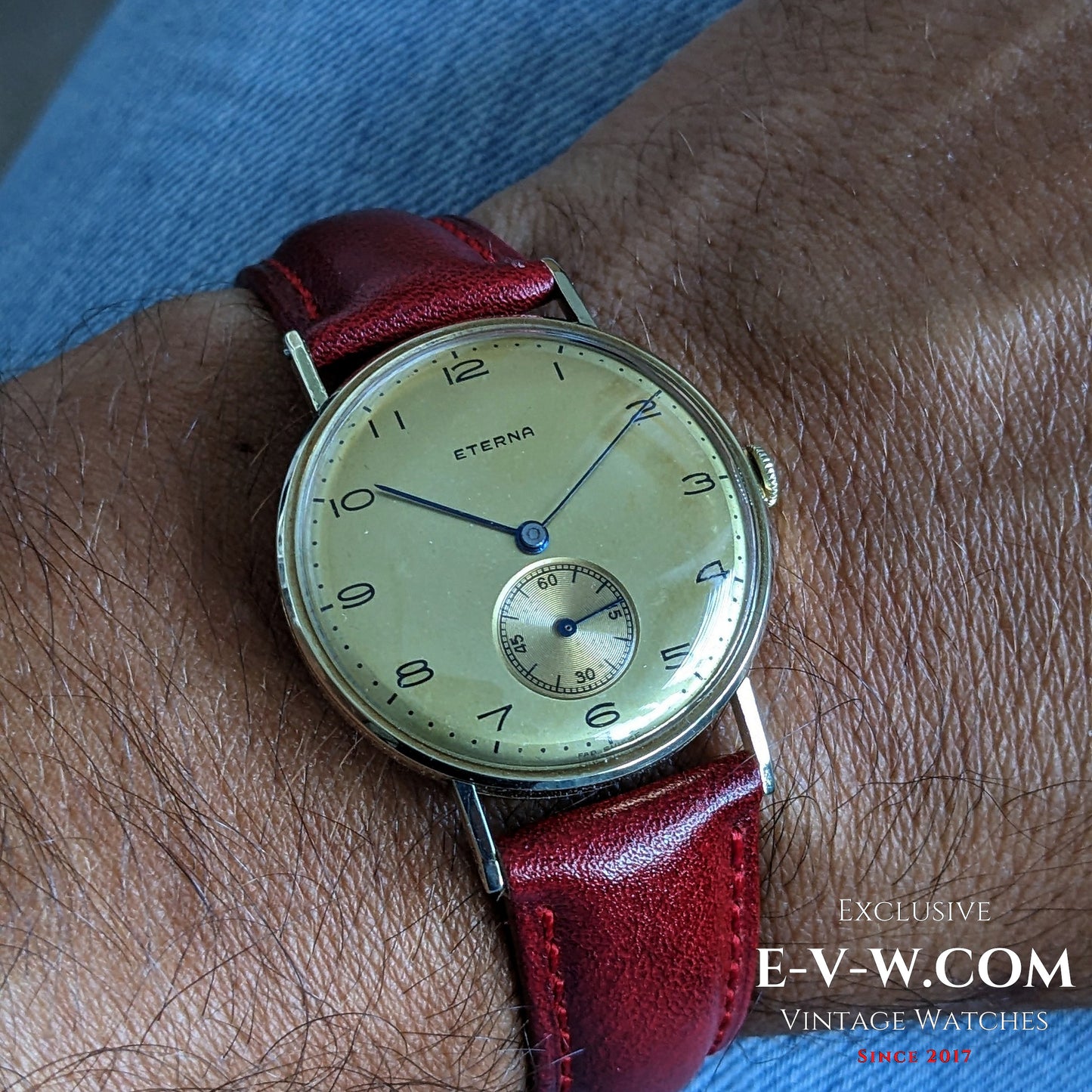 84 Years Old Vintage Eterna 14ct Gold / WWII / Cal. 1020 / Vintage 1941 / Serviced