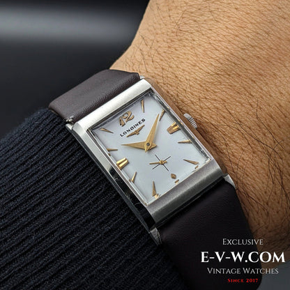 67 Years Old Vintage Longines Square Art Deco / Cal. 9LT / Vintage 1956			