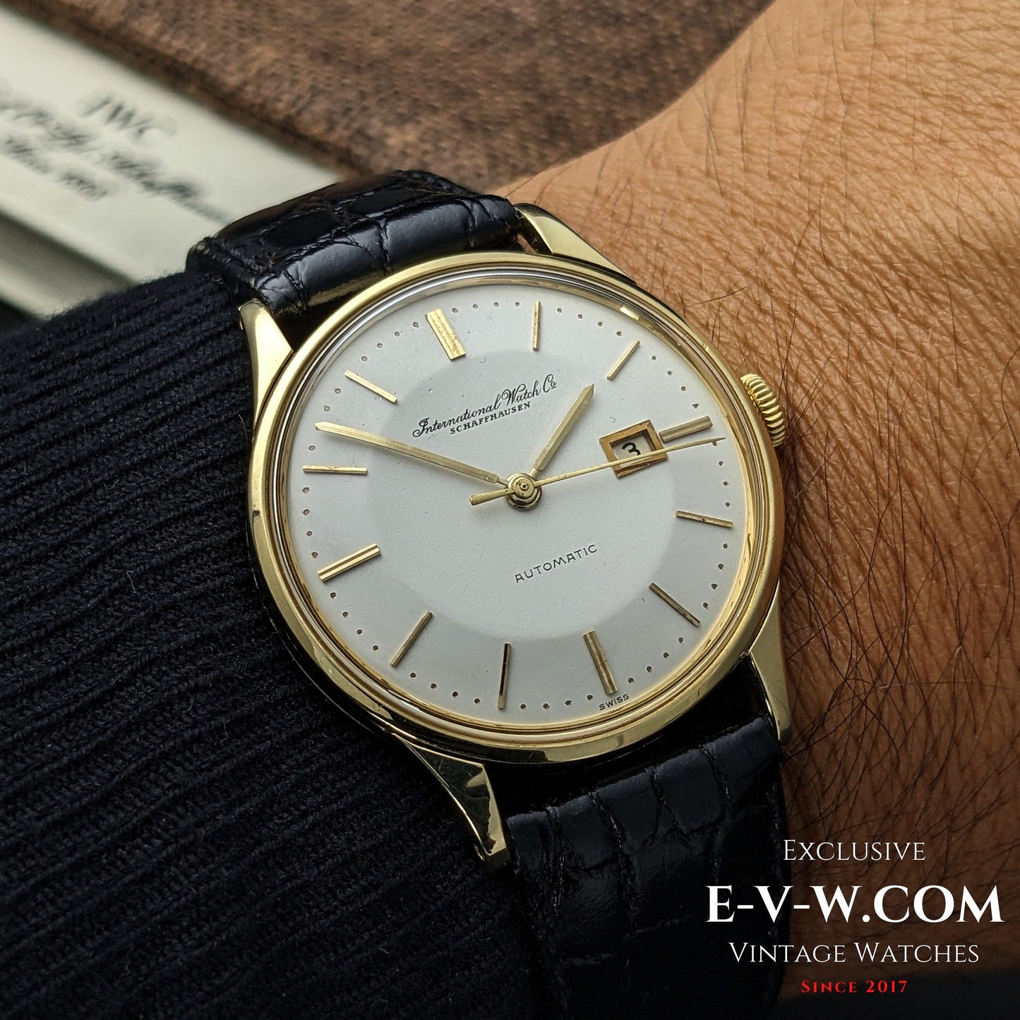 IWC Schaffhausen AUTOMATIC Date | Pie-Pan Dial | Gold-capped | Cal. 8531 | Vintage 1962 | Service 08/2025