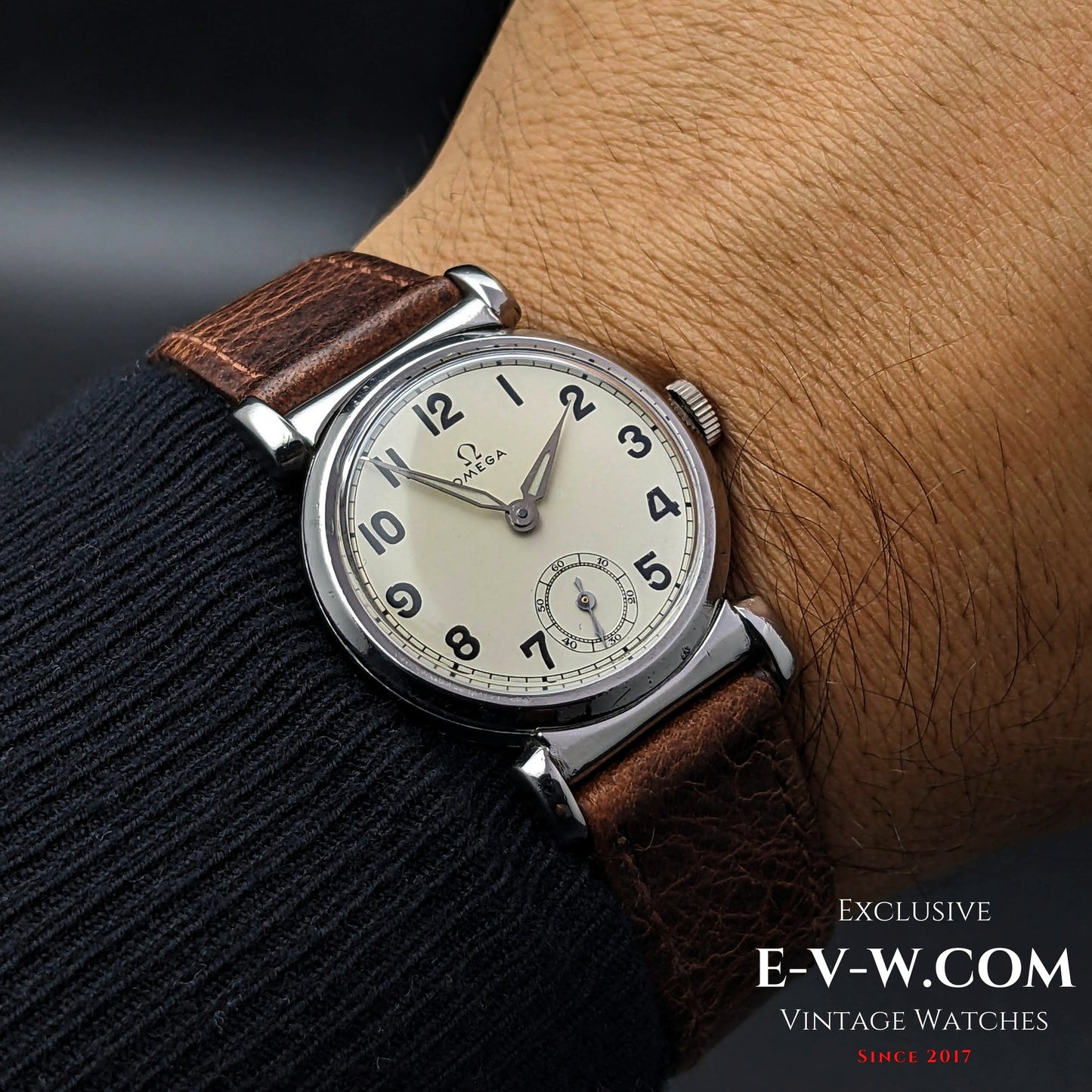 88 Years Old Vintage Omega  Scarab Art Deco  / Ref.  / Cal. 26.5 SOB T2 / Vintage  1935