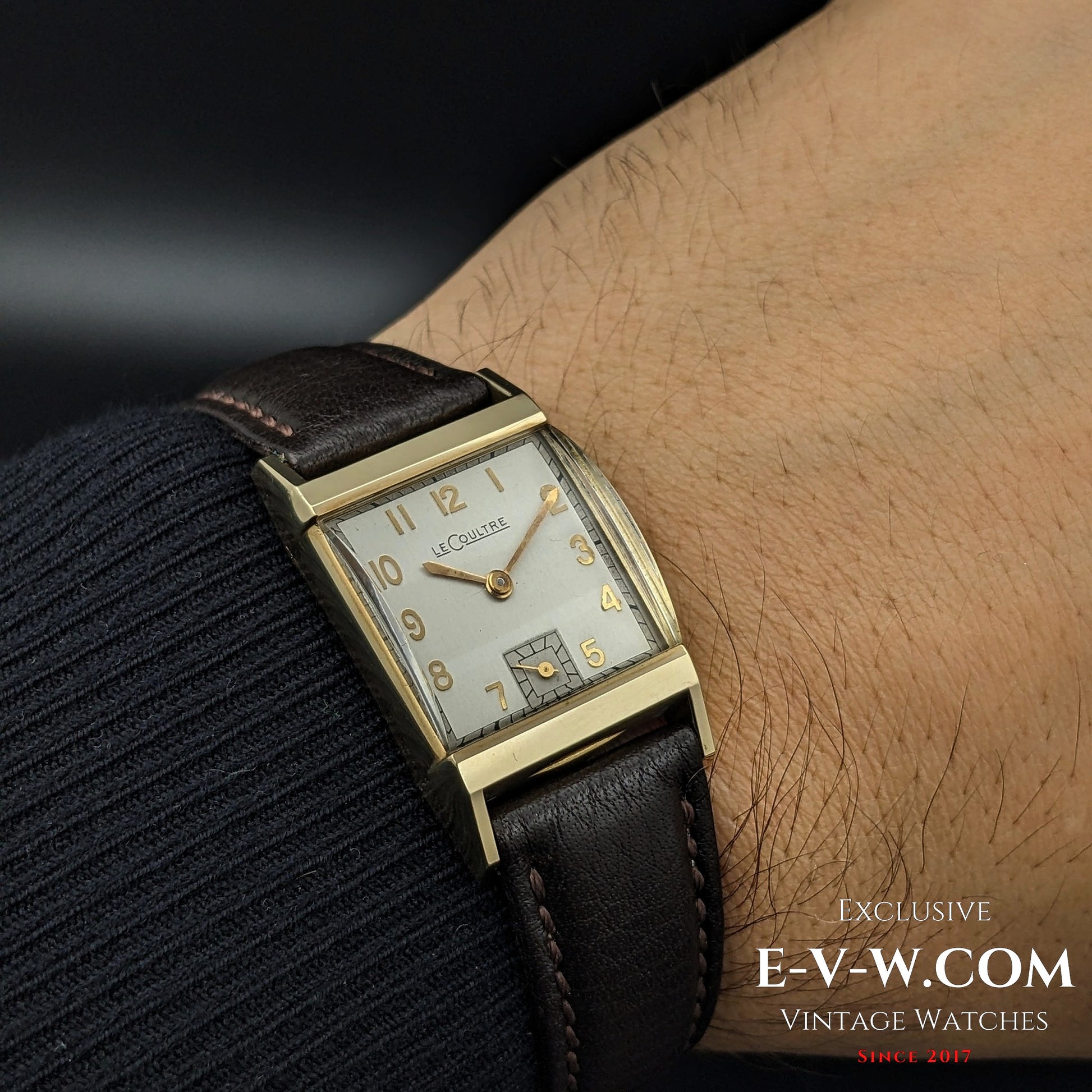 94 Years Old Antique Jaeger-LeCoultre Tank unique cristal Art Deco  Cal. 11LO Vintage 1930#e-v-w.com