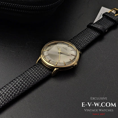 74 Years Old Vintage Omega Automatic Bumper / 14K solid Gold Ref. G6518 / Cal. 351 / Vintage 1950