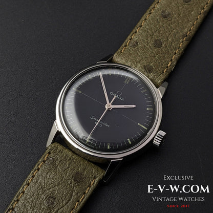 57 Years Old Rare Vintage Omega Seamaster 600 Cross Hair /  Ref.135.012 / Cal. 601 / Vintage 1966
