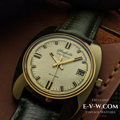 NOS — Early 1970s — Glashuette — Spezimatic — Automatic — GUB 75 — Vintage 1970s — Serviced