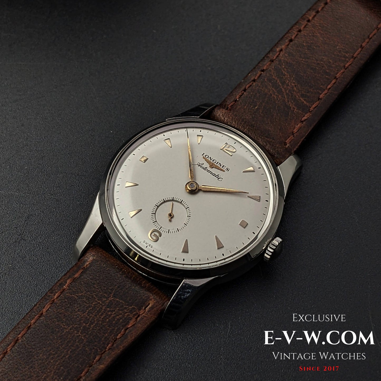 72 Years Old Vintage Longines Rare Automatic / Cal. 22A / Vintage 1951