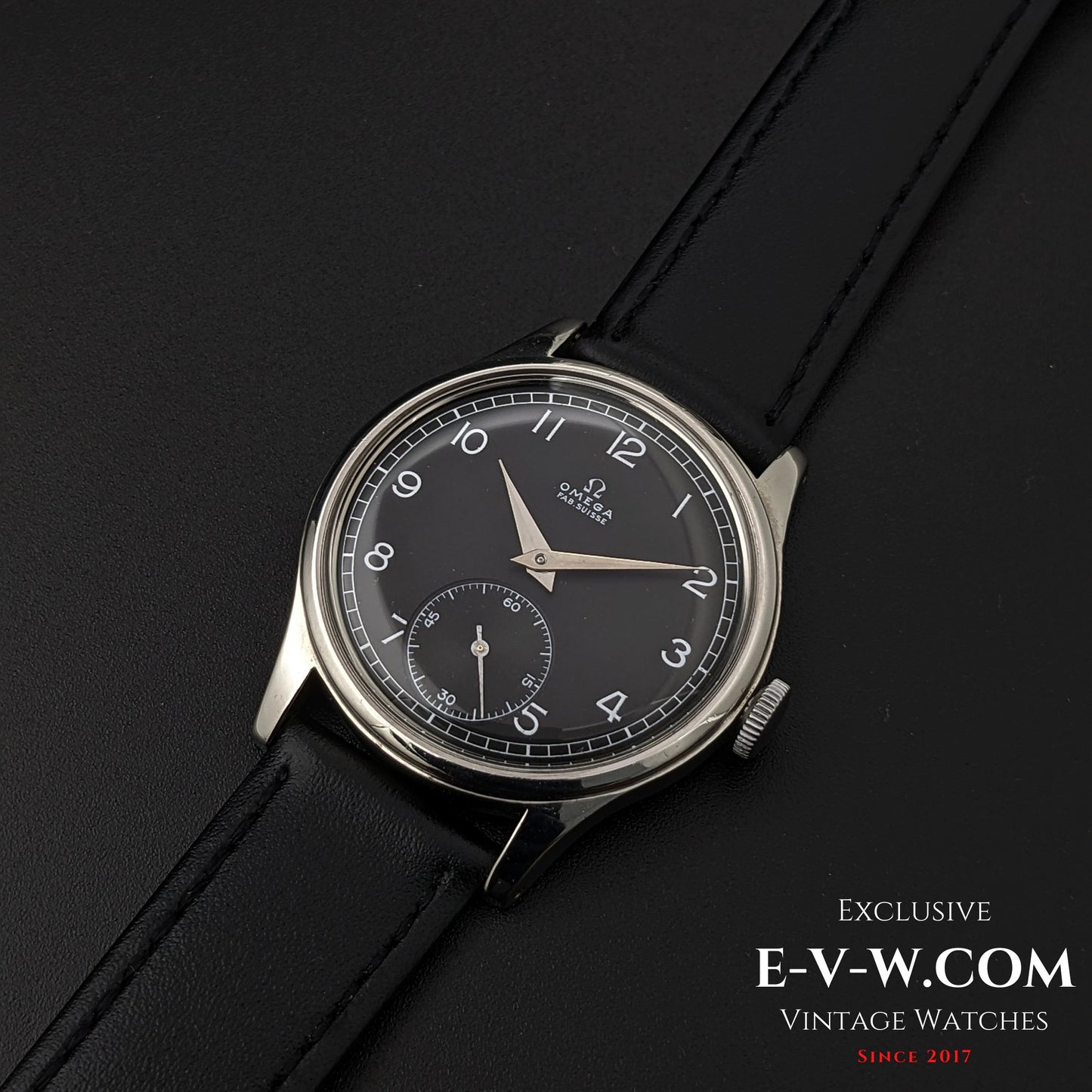 80 Years Old Vintage Omega SUVERAN WWII Ref. 2400-7 / Cal. 30T2PC Vintage 1944